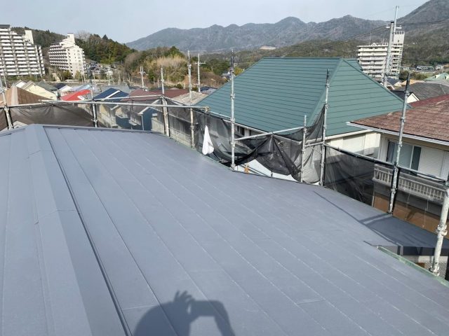加古川市の屋根カバー工事完了